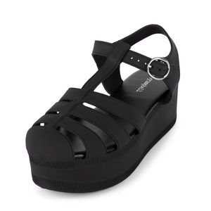 NEW Jeffrey Campbell Platform Fisherman Jelly Sandal